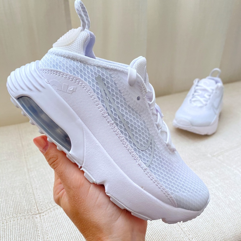 Nike Air Max 2090 Triple White Wolf Grey Toddler